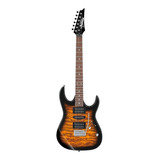 Guitarra Elétrica Ibanez Gio Grx 70 Qa Sunburst Sb