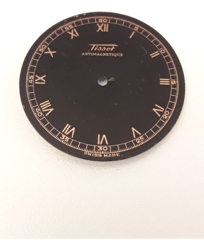 Tissot Cuadrante De Reloj Antiguo Suizo . 30mm Vintage 