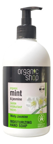 Jabon Liquido Organic Shop Menta Jazmin Hidratante 500 Ml