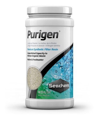 Purigen 500ml Seachem Acuariopurifica Elimina Impurezas Agua