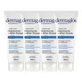 Combo X4 Dermaglos Crema Gel Hidratante + After Shave 100 Ml