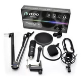 Microfone Vedo Bm800 Condensador Cardioide Cor Preto