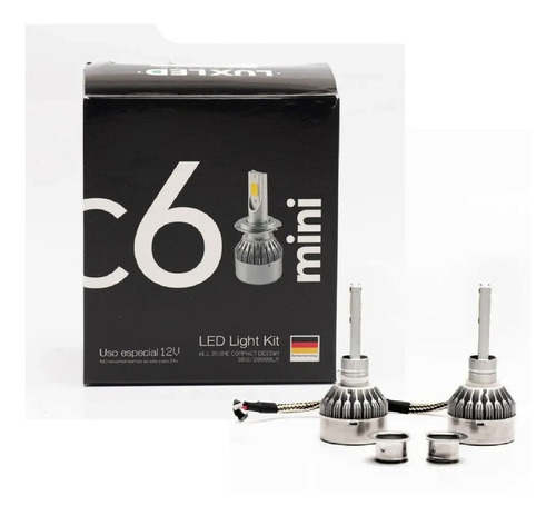 Kit Lámparas Cree Led H1 C6 40000 Lúmenes Alta Gama