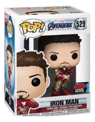 Funko Pop 529 Iron Man  2019 Fall Convention Limited Edition