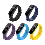 Kit Com 3x Pulseiras Mi Band Xiaomi 3 - 4 Pronta Entrega