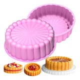 Pack X2 Moldes Reposteria Molde Torta Molde Queque Flor 19cm