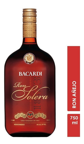 Botella De Ron Bacardi Solera 750ml