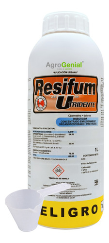 Resifum U Insecticida Cucarachas Araña Hormiga Alacran 1 L