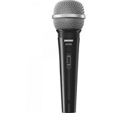 Microfone De Mão Multifuncional Com Fio Sv100 Preto Shure