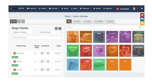 Software Punto De Venta Cafeteria, Pizzeria, Taqueria, Bar