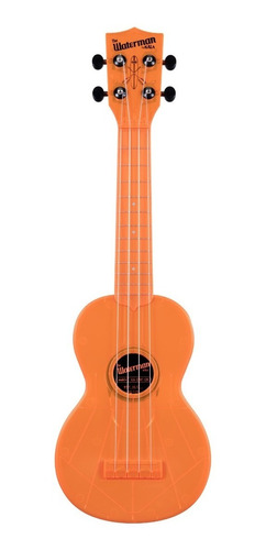 Ukelele Soprano Waterman By Kala Ka-swf-or Orange + Funda