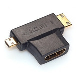 Adaptador Hdmi Mini Hdmi Micro Hdmi Em T Tv Placa De Video B