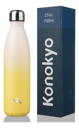 Konokyo Botellas De Agua Aisladas, 25 Onzas, Doble Pared De 