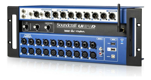 Mesa De Som Digital  24 Canais Multipista Ui24r - Soundcraft