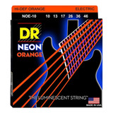 Cuerdas Dr Neon Guitarra Eléctrica 10-46 Varios Colores 