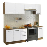 Cocina Integral Con Acessorios 240 X 60cm Agata Mb