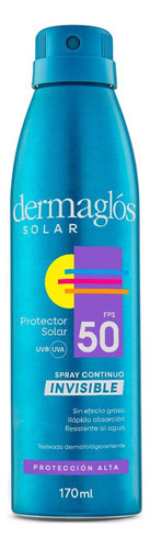 Dermaglós Protector Solar Fps 50 Spray Continuo Invisible