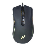 Mouse Gamer Usb Con Luz Rgb Noga St-645 Pc 7 Botones Negro