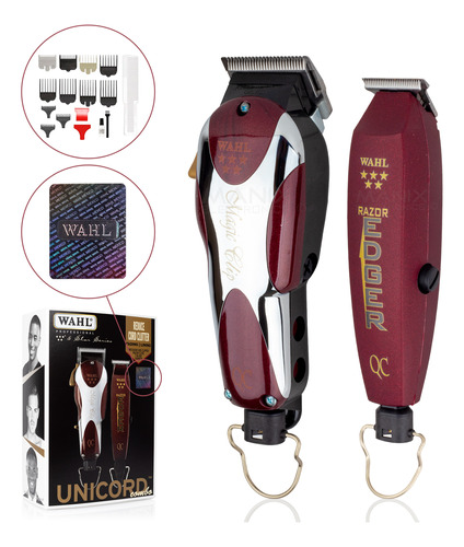 Cortadora Y Terminadora Profesional Wahl Unicord Combo Uso Intensivo Especial Para Estéticas