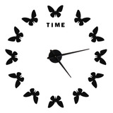 Reloj De Pared Grande Con Forma De Mariposa, Diseño Innovado