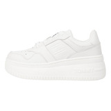 Tenis Tommy Hilfiger Mujer Retro Basket 1140115