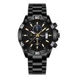 Reloj Nibosi 2502 Gold Sports Para Hombre