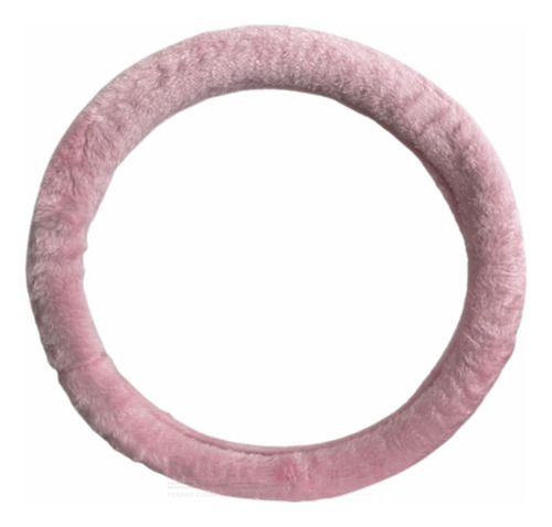 Cubre Volante Rosa Peluche Para Auto Femenino