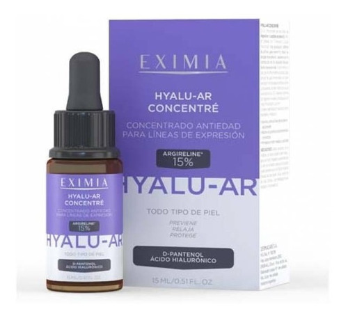 Eximia Hyalu-ar Concentrado Antiedad 15 Ml Tipo De Piel Todo Tipo De Pieles