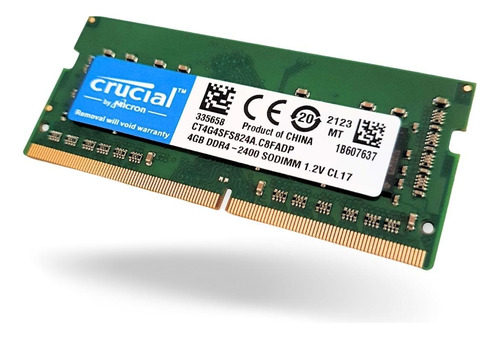 Memoria 4gb Notebook Ddr4 2400 Crucial