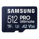 Samsung Microsd Pro Ultimate 512 Gb 200 Mb/s Dron 4k
