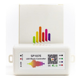Controladora Rítmica Sp107e Com Bluetooth Para Fita Led Cor Da Luz Rgb Tensão De Operação 5-12v 110v/220v