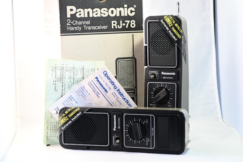 Walkie Talkies Panasonic Rj-78 Vintage