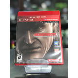 Metal Gear Solid 4 Greatest Hits Ps3 Midia Física