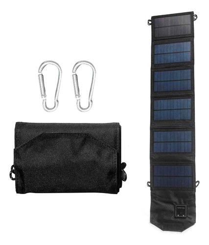 Cargador Solar Portátil Volt Camping 12 W Plegable 2