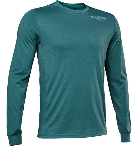 Polera Bicicleta Manga Larga Ranger Drirelease® Verde Fox