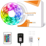 Cinta Led Multicolor Rgb Luz 5mts + Control + Adaptador