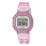 Reloj Mujer Casio La-20whs-4adf Color De La Correa Rosado