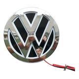 Logo Led Volkswagen 3 D Color Blanco Vw 11cm