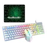 Juego De Teclado Y Ratón Para Juegos Con Cable Luminoso T6rg