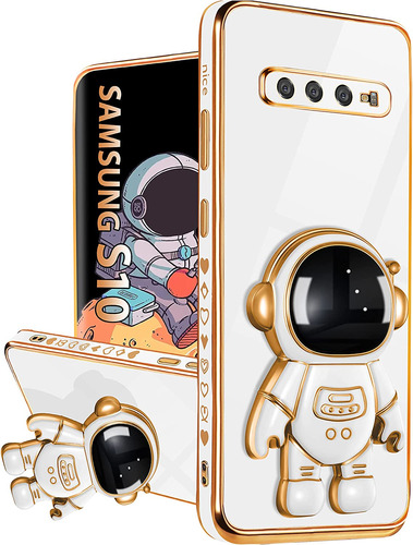 Funda Para Samsung Galaxy S10 - Blanca/astronauta