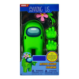 Among Us Figura Con 6 Accesorios Verde 9cm Serie 2 Toikido