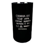 Capacitor 75 Uf Mfd 230 V Ac Motor Siemens Condensador