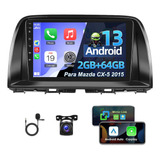 9 Autoestéreo 2+64g Carplay Gps Para Mazda Cx-5 2012-2015