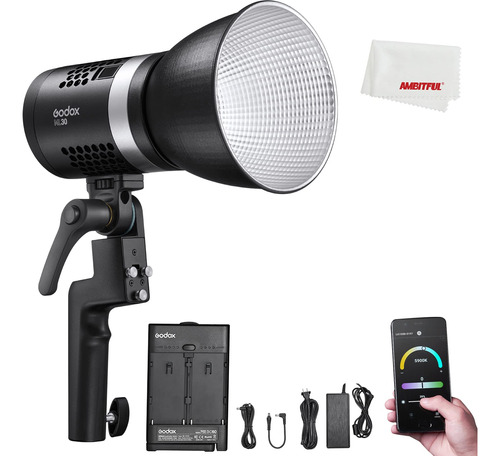 Godox Ml30 37.6w K Luz De Video Led, Cri 96+ Tlci 97+, Lux3.