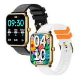 Reloj Smartwatch Mistral 2 Mallas Smt-ts82-1g Agente Oficial