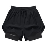 Biker Mini Short Deportivo Mallas Licra Hombre Gym Ejercicio