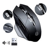 Mouse Inalámbrico Bluetooth Recargable Ergonomía 2.4g 3modos