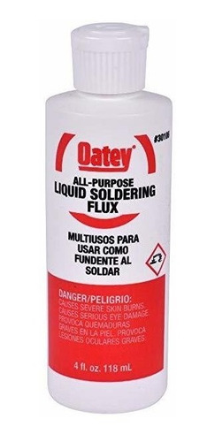 Oatey 30106 Soldadura Flux Líquido, 4 Oz, Nº 11, De 4 Onza