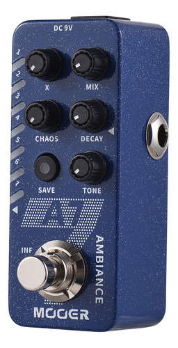 Pedal De Efectos Delay Effector 9v Pedal Dc Mooer True Metal