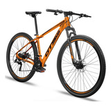 Bicicleta Aro 29 Gts Prom5 Intense Freio A Disco 24 Marchas Cor Laranja/preto Tamanho Do Quadro 17